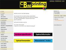 Tablet Screenshot of cbmprinting.nl